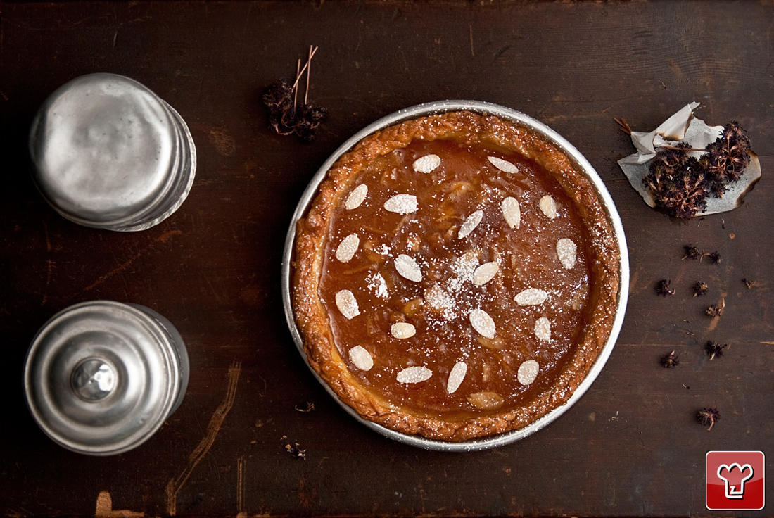 Tarte Aux Amandes Avec Confiture D Oranges Am Res Et Fleurs De Sureau