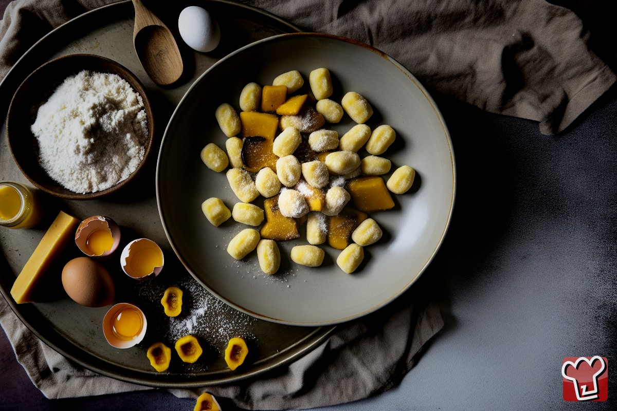 Kürbisgnocchi nach Bellunese Art
