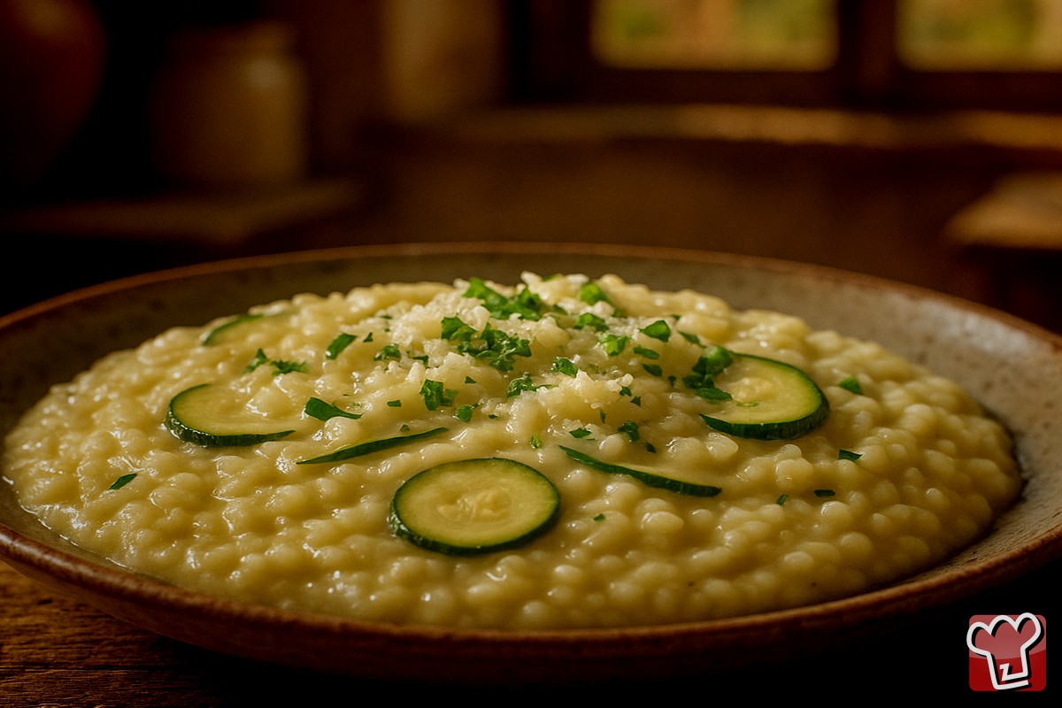 Risoto com Abobrinha