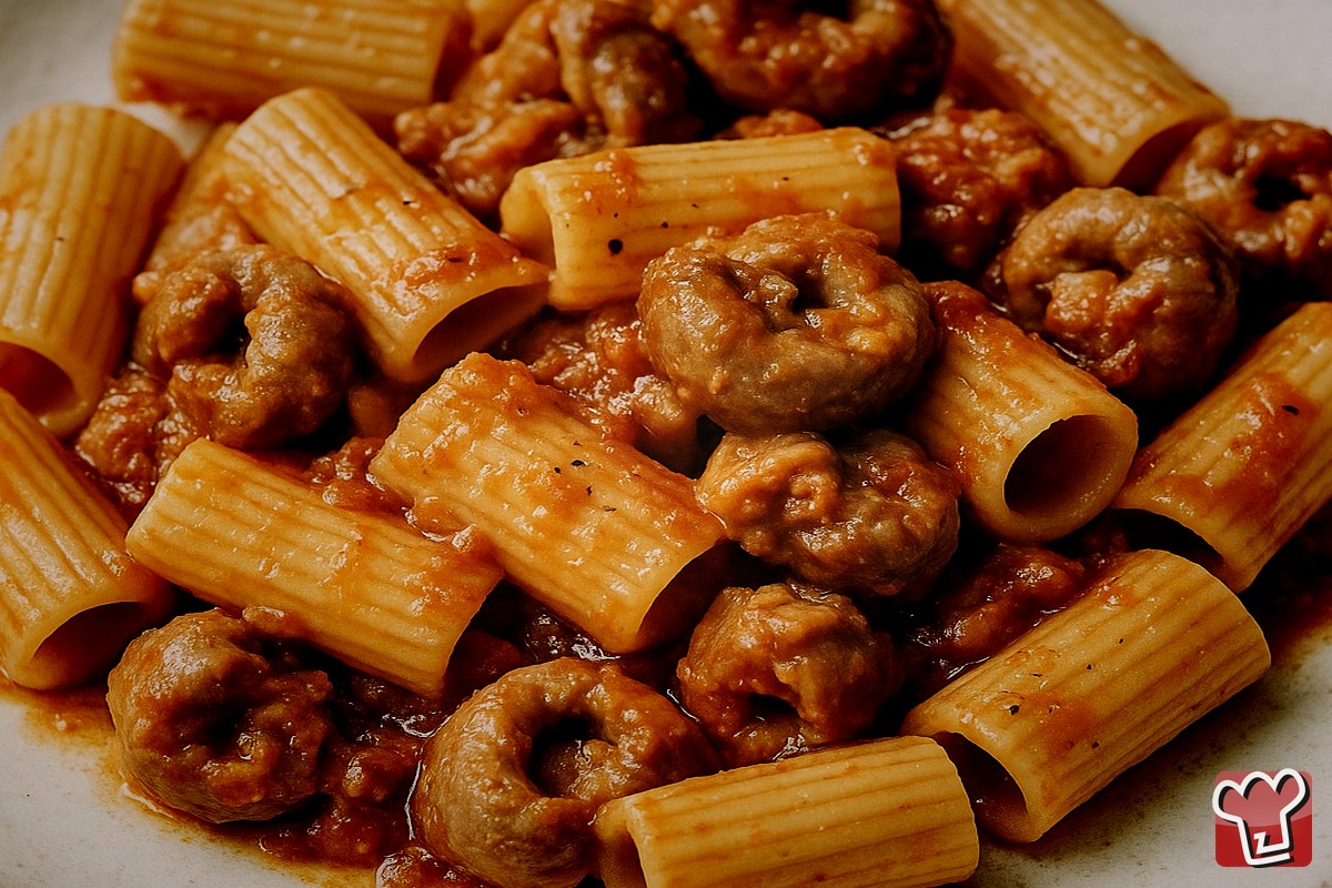 Rigatoni With Pajata — Authentic Italian Recipe | MyItalian.Recipes