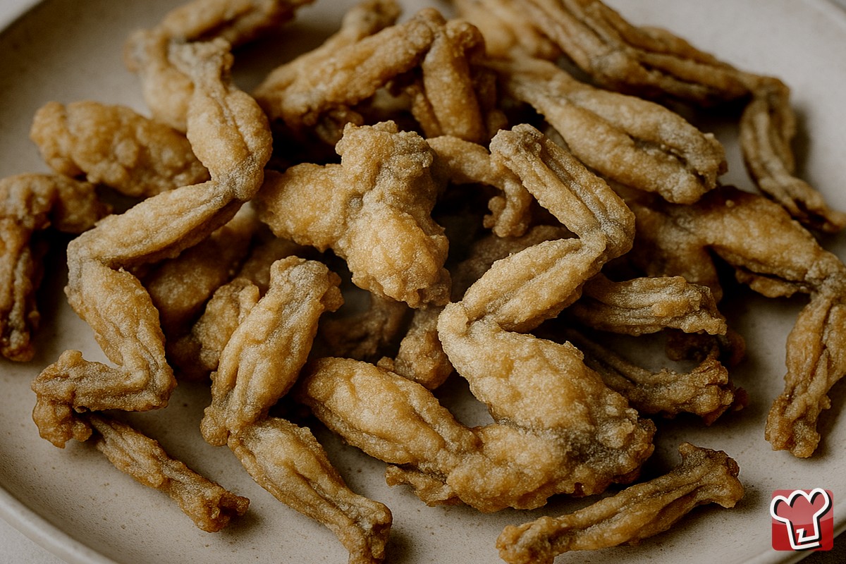 frittierte Frösche