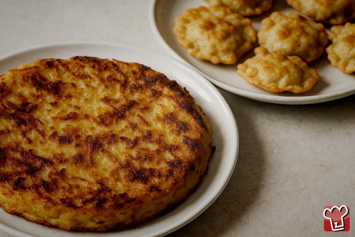 Kartoffeltorte und "Tortei"