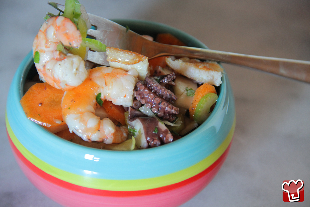 Salade de fruits de mer est une Hors d'oeuvre de My Italian Recipes